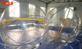 inflatable zorb ball is so fun